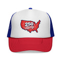 250 Strong USA Trucker Cap — Patriotic Red White & Blue Mesh Hat