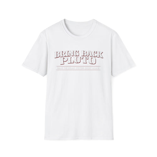 Bring Back Pluto T-Shirt — Retro Planetary Space Tee
