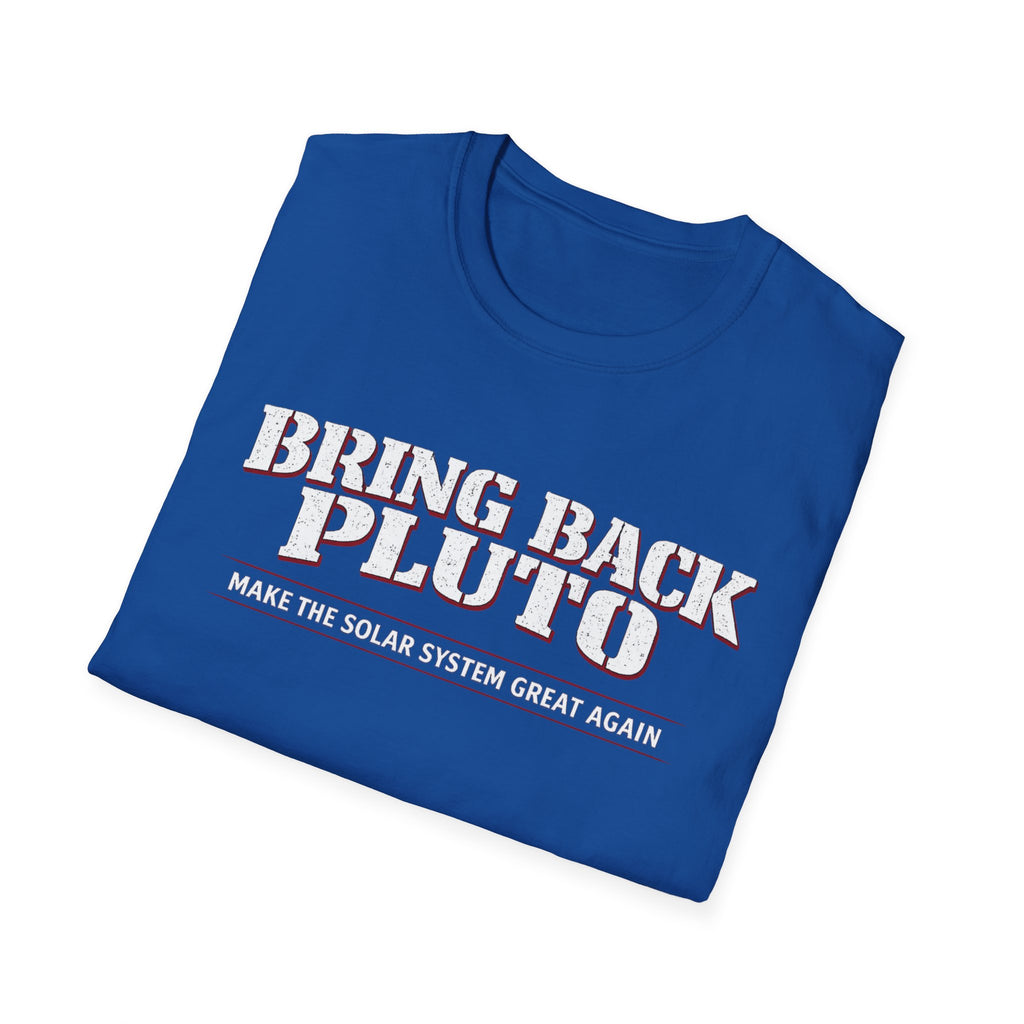 Bring Back Pluto T-Shirt — Retro Planetary Space Tee
