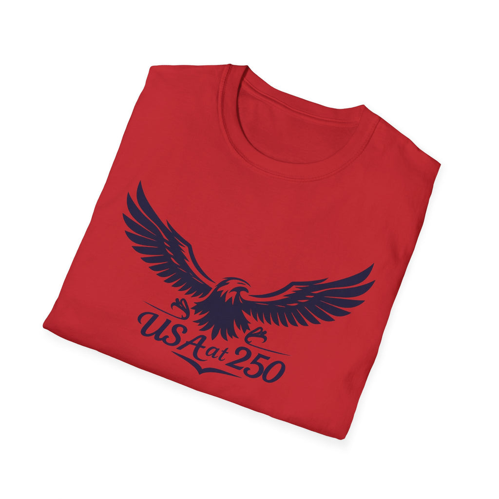 USA at 250 Eagle Lightweight T-Shirt — Patriotic 250th Anniversary Tee