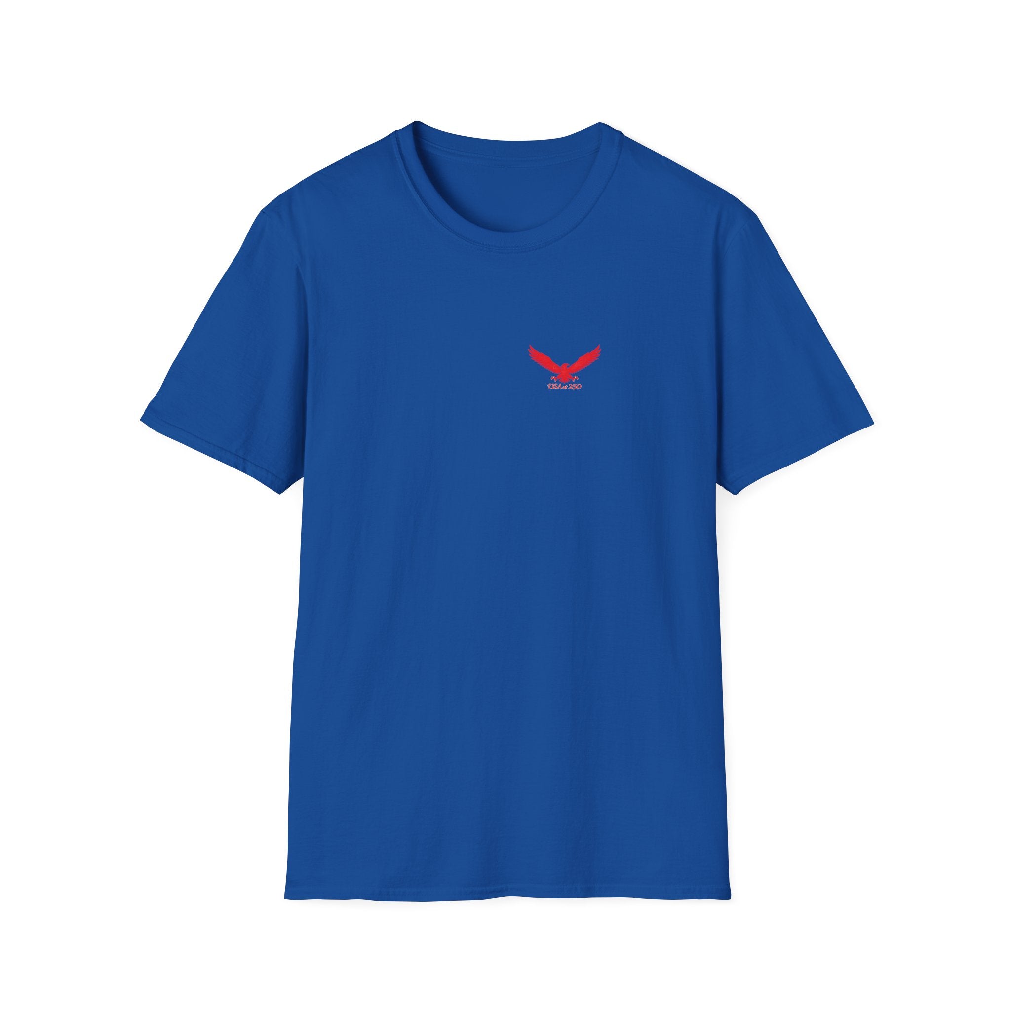 T‑Shirt — Small Red Eagle Chest Logo Tee