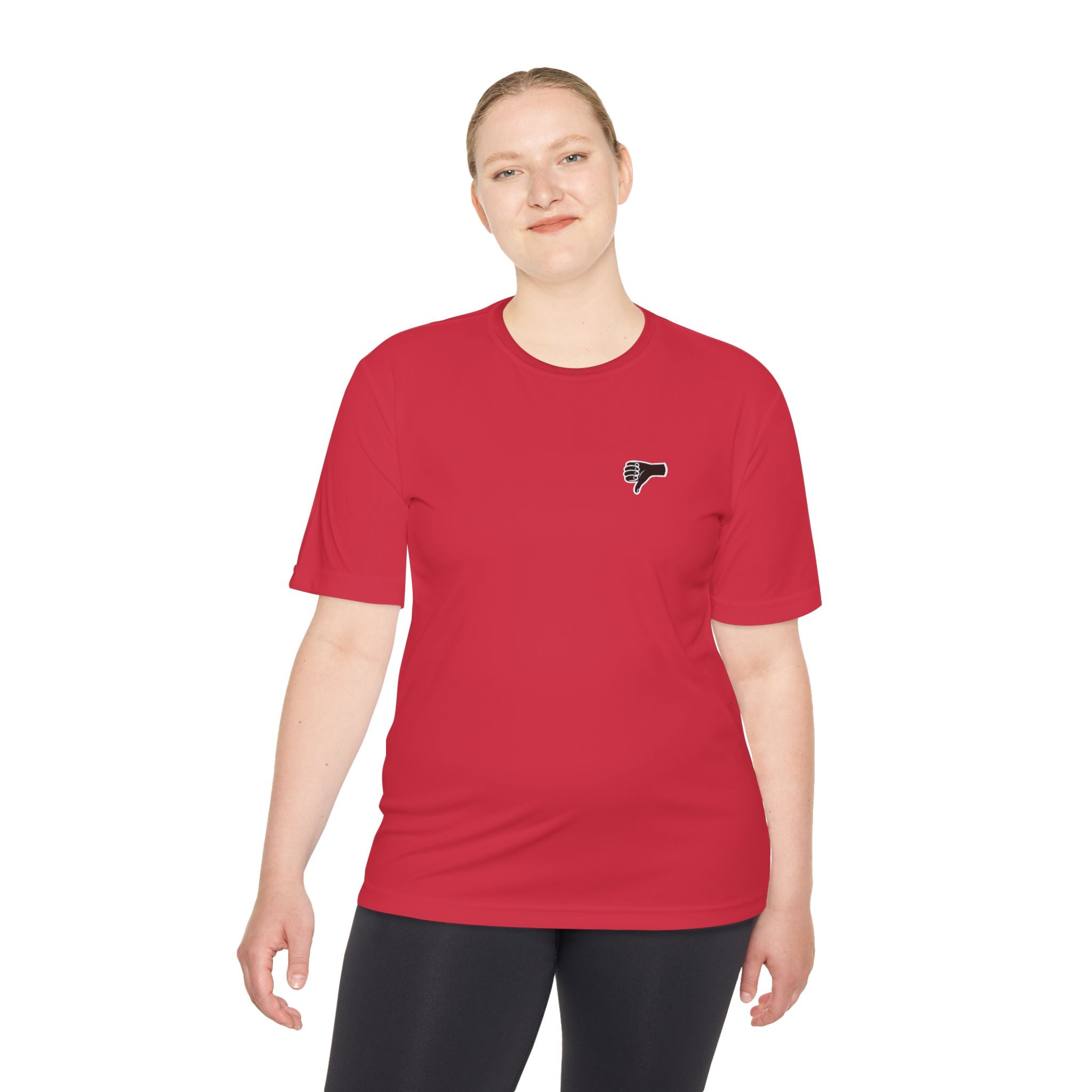 The AIR DRY thumbs down shirt.