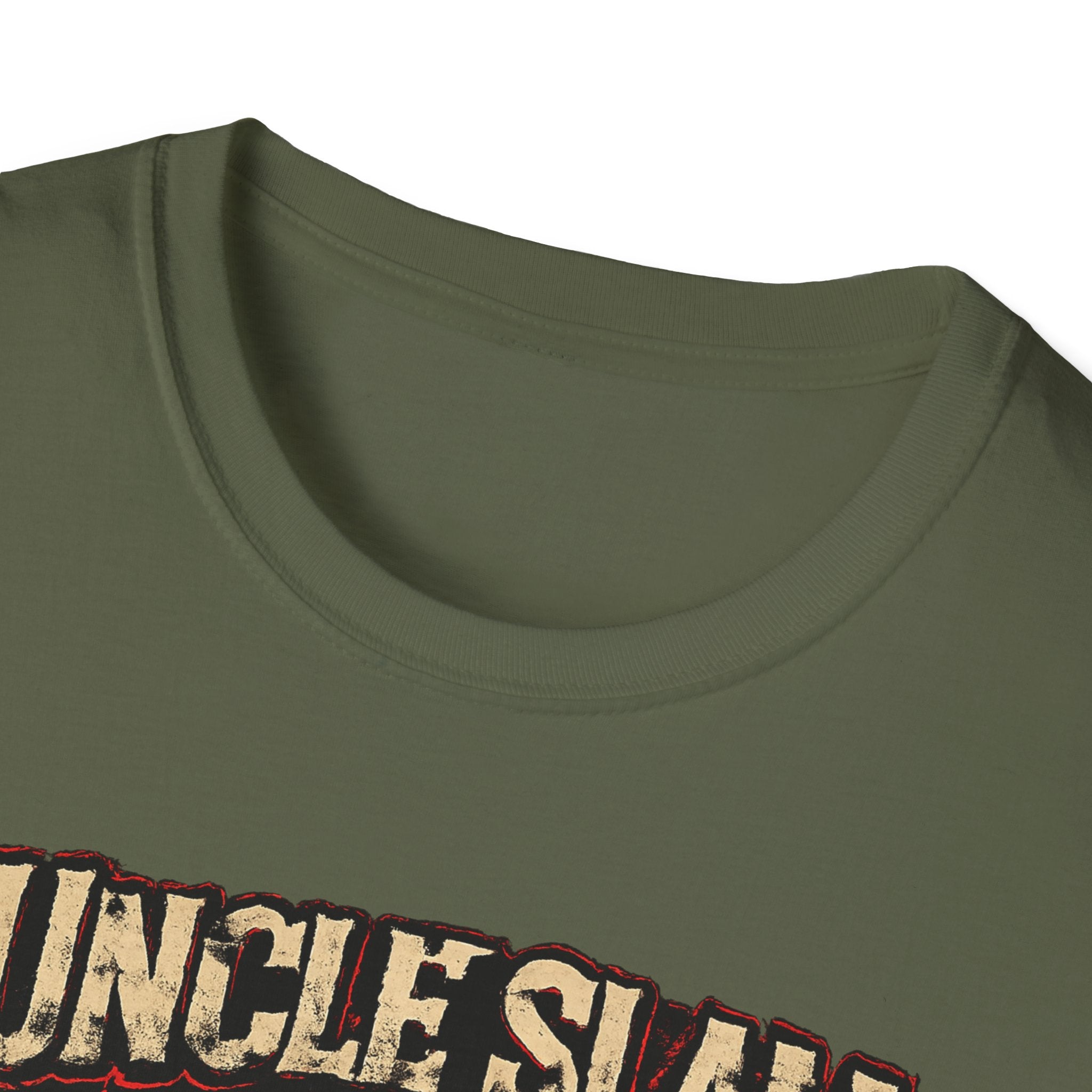 Uncle Sam Punk Rock T-Shirt — 'Uncle Slam' Patriotic Rebel Graphic Tee