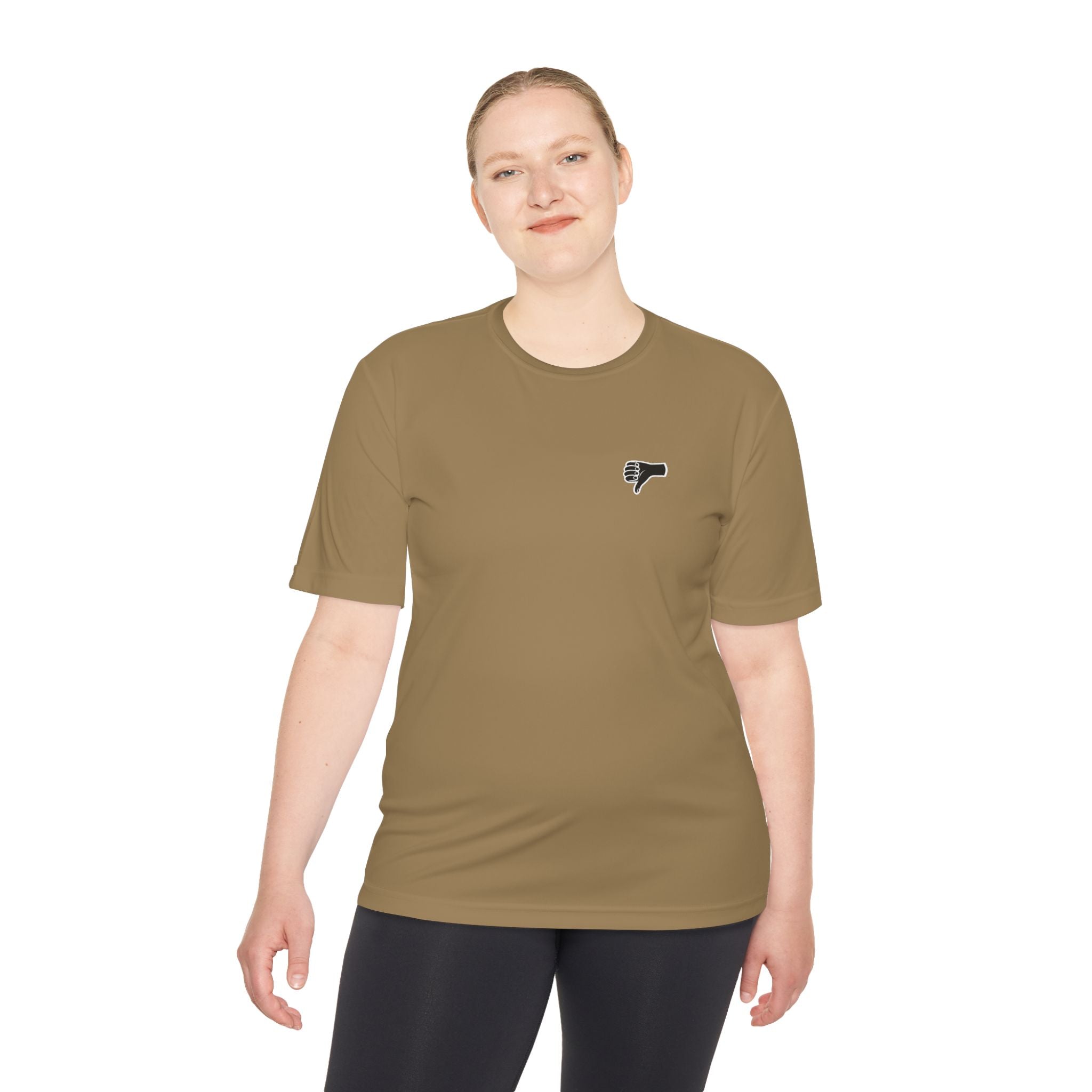 The AIR DRY thumbs down shirt.