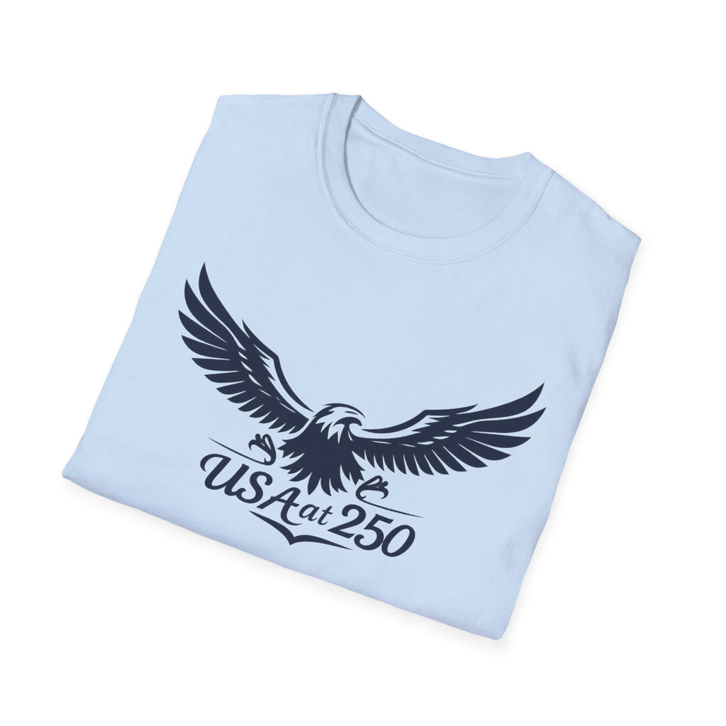USA at 250 Eagle Lightweight T-Shirt — Patriotic 250th Anniversary Tee