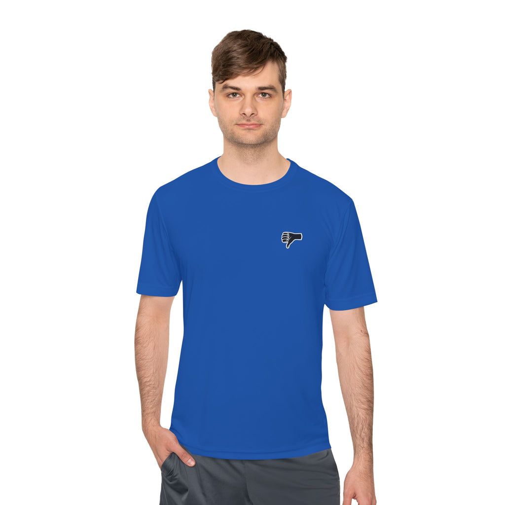 The AIR DRY thumbs down shirt.