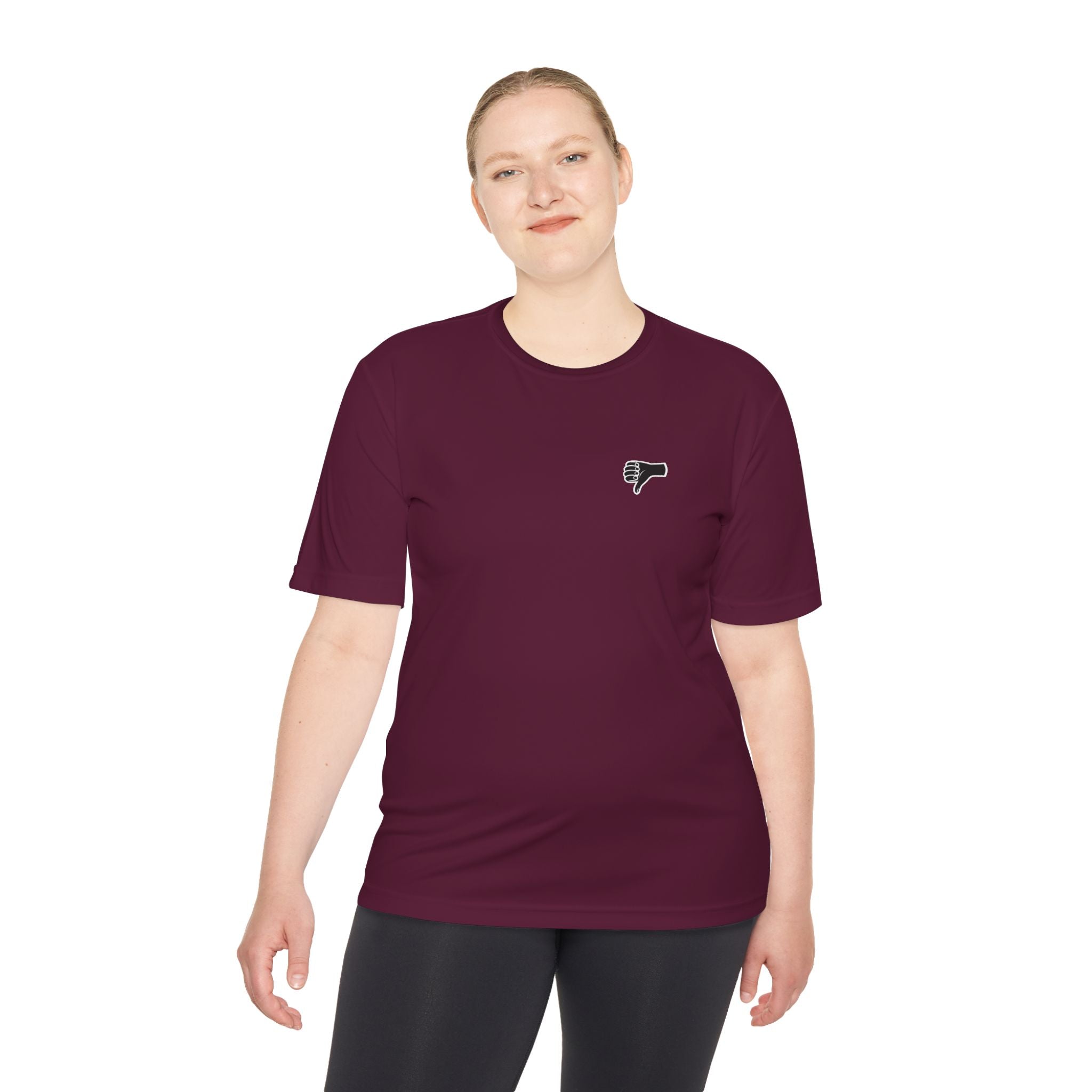 The AIR DRY thumbs down shirt.