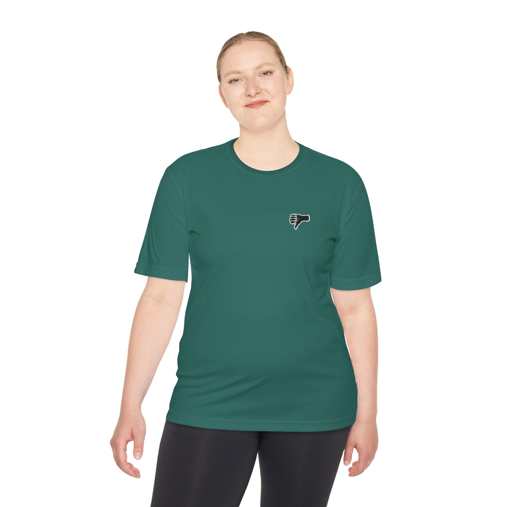 The AIR DRY thumbs down shirt.