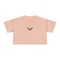 Women's Eagle Graphic Crop Tee – Minimal Center Chest Vintage Bird Top
