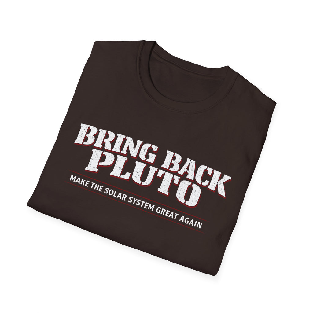 Bring Back Pluto T-Shirt — Retro Planetary Space Tee
