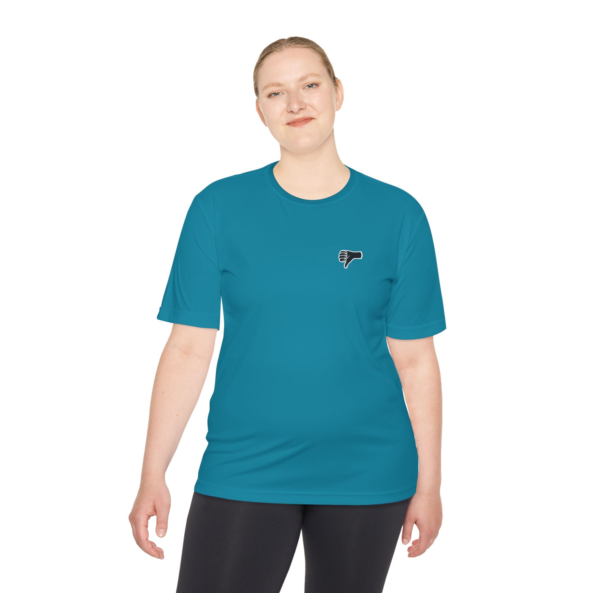The AIR DRY thumbs down shirt.