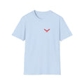 T‑Shirt — Small Red Eagle Chest Logo Tee