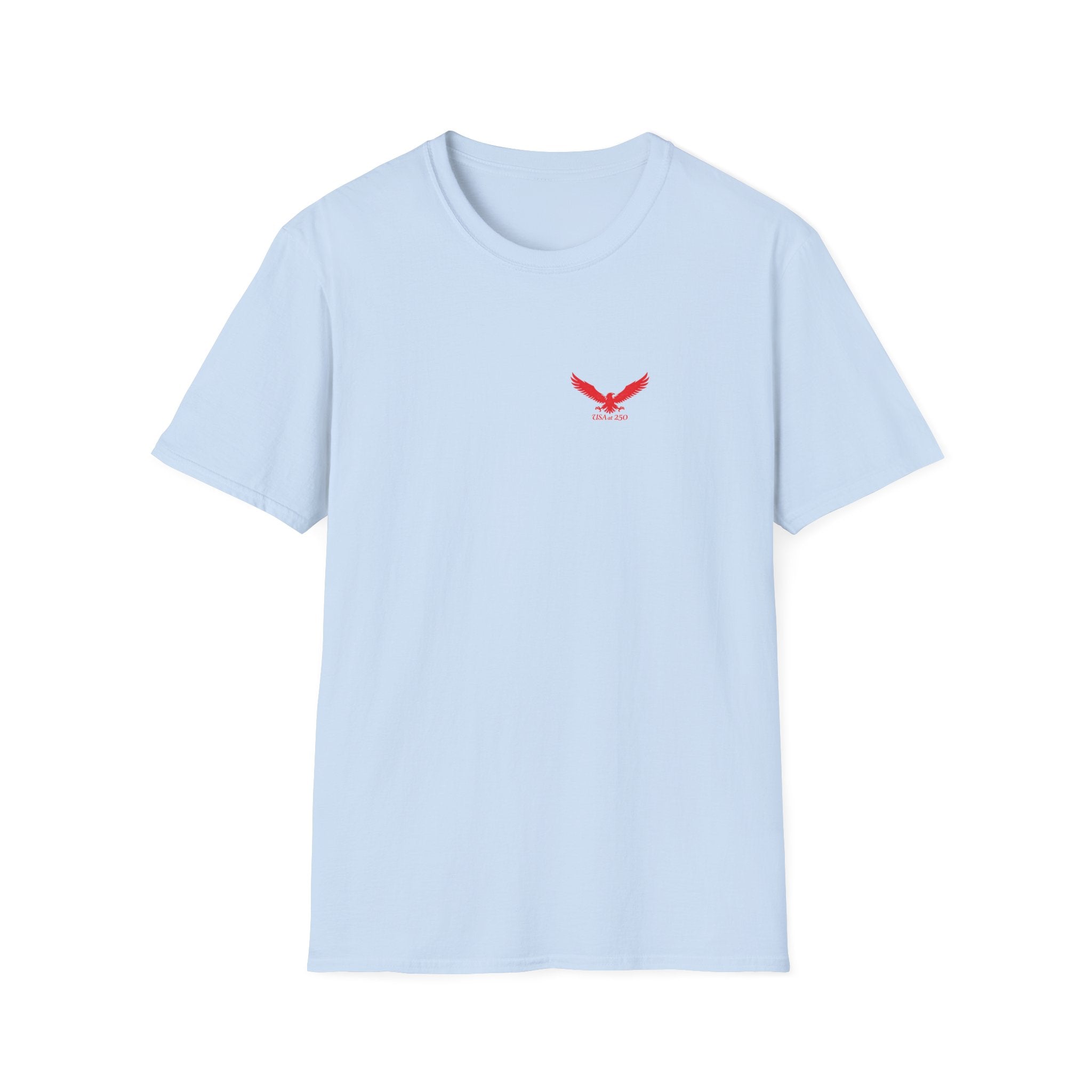 T‑Shirt — Small Red Eagle Chest Logo Tee
