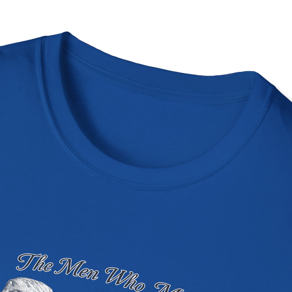 Mount Rushmore Christmas T-Shirt — "The Men Who Made America Great" Vintage Holiday Tee