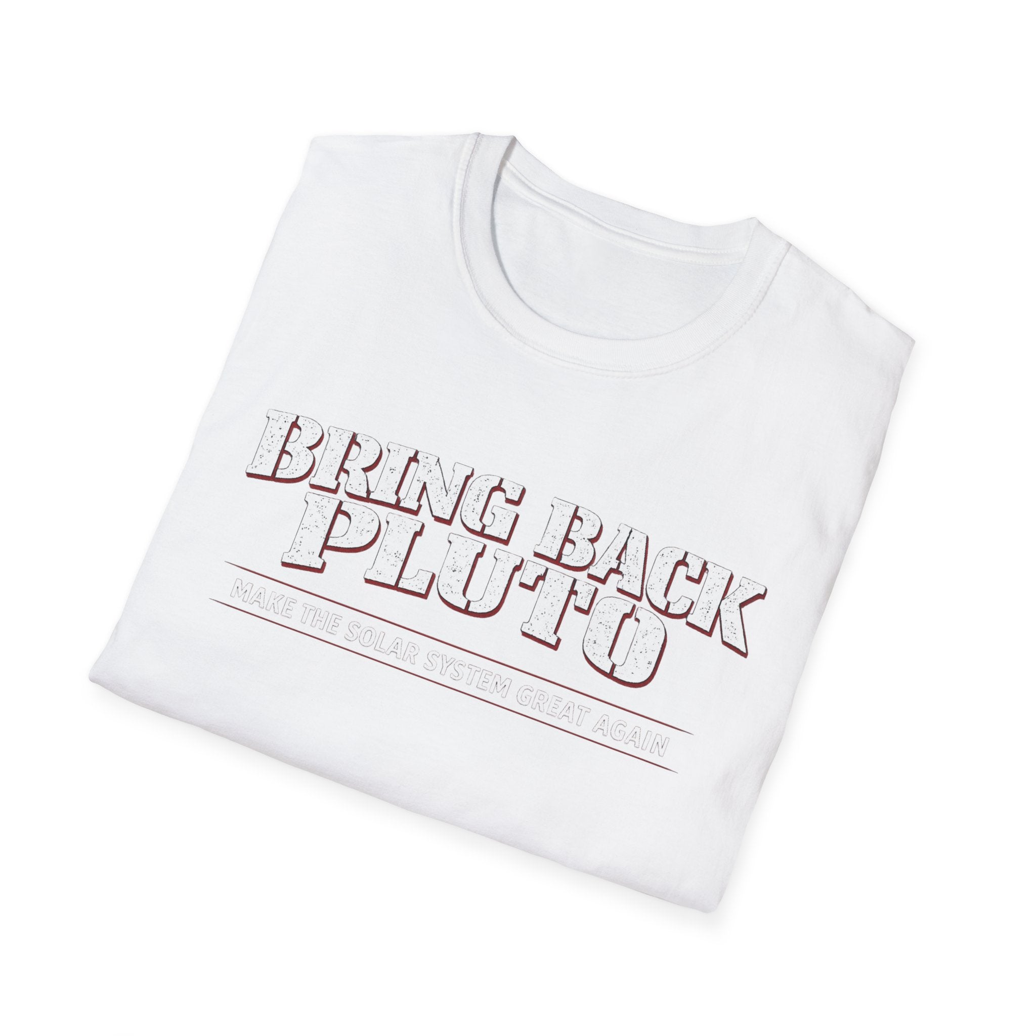 Bring Back Pluto T-Shirt — Retro Planetary Space Tee