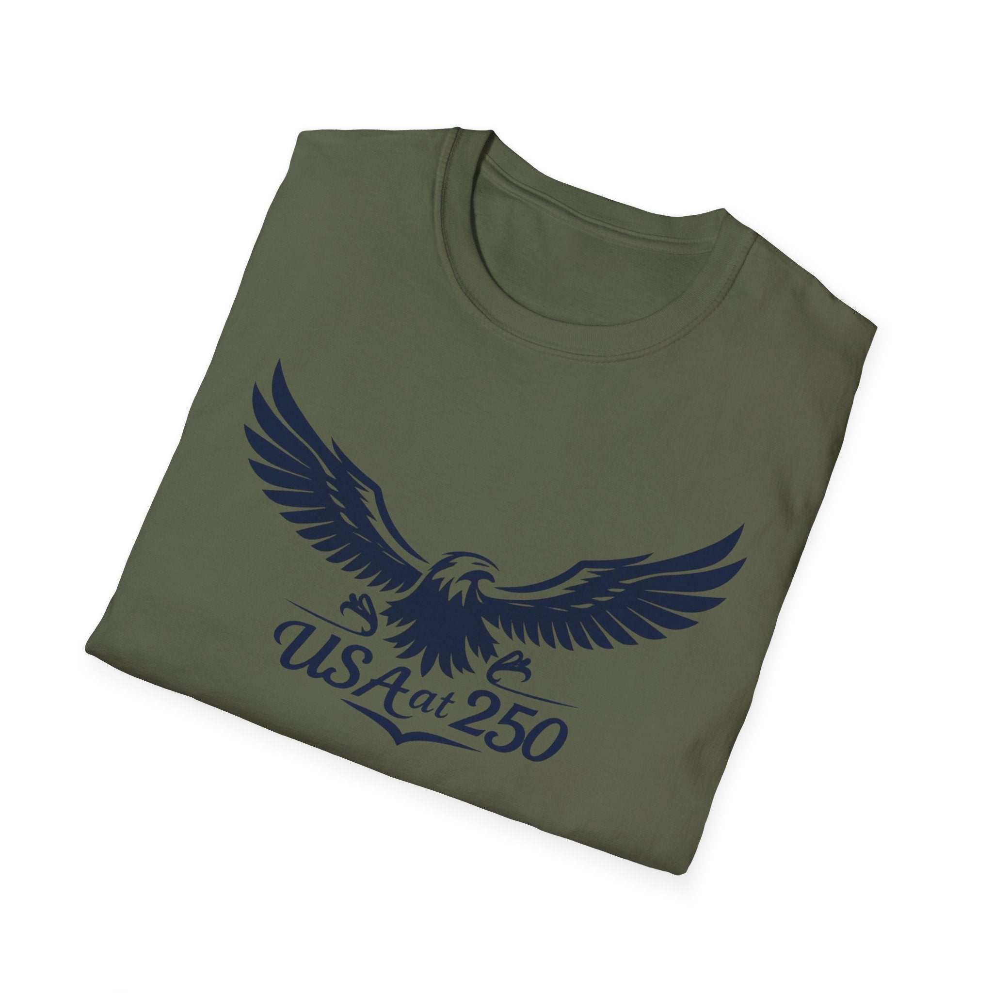 USA at 250 Eagle Lightweight T-Shirt — Patriotic 250th Anniversary Tee