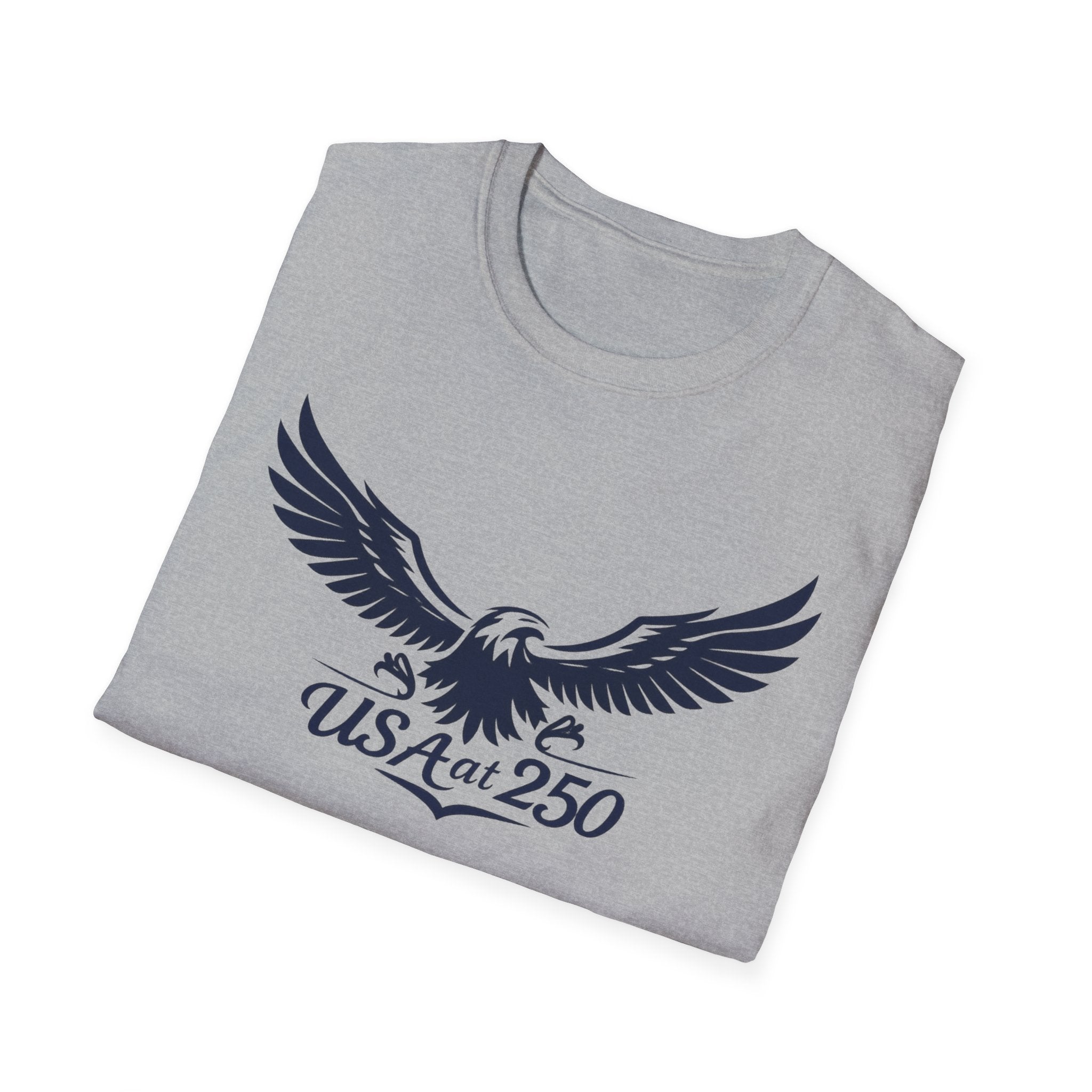 USA at 250 Eagle Lightweight T-Shirt — Patriotic 250th Anniversary Tee