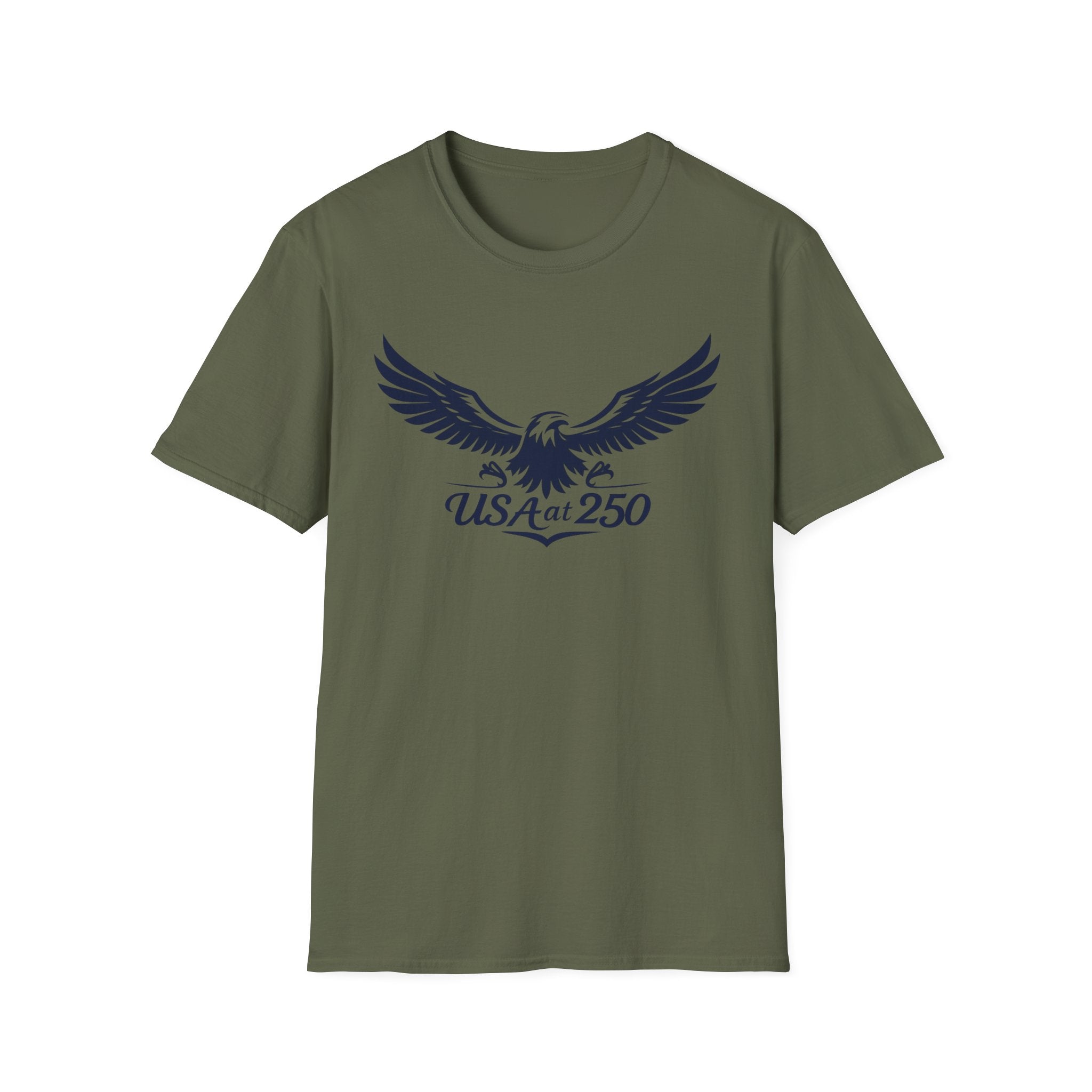 USA at 250 Eagle Lightweight T-Shirt — Patriotic 250th Anniversary Tee
