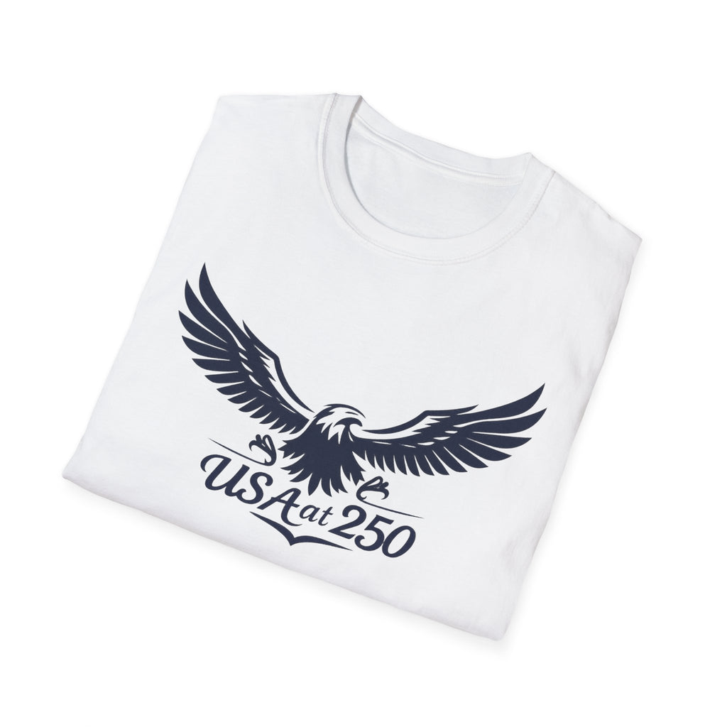 USA at 250 Eagle Lightweight T-Shirt — Patriotic 250th Anniversary Tee
