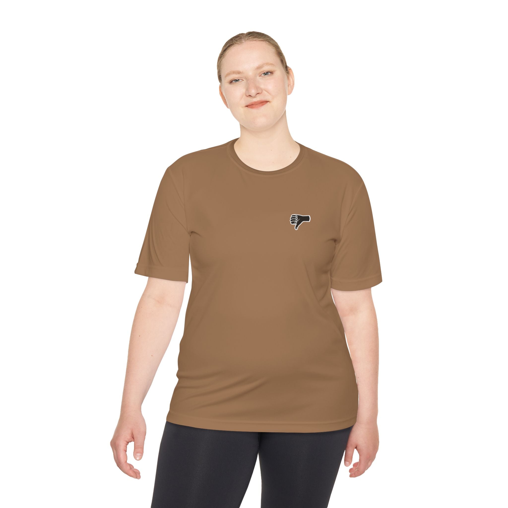 The AIR DRY thumbs down shirt.