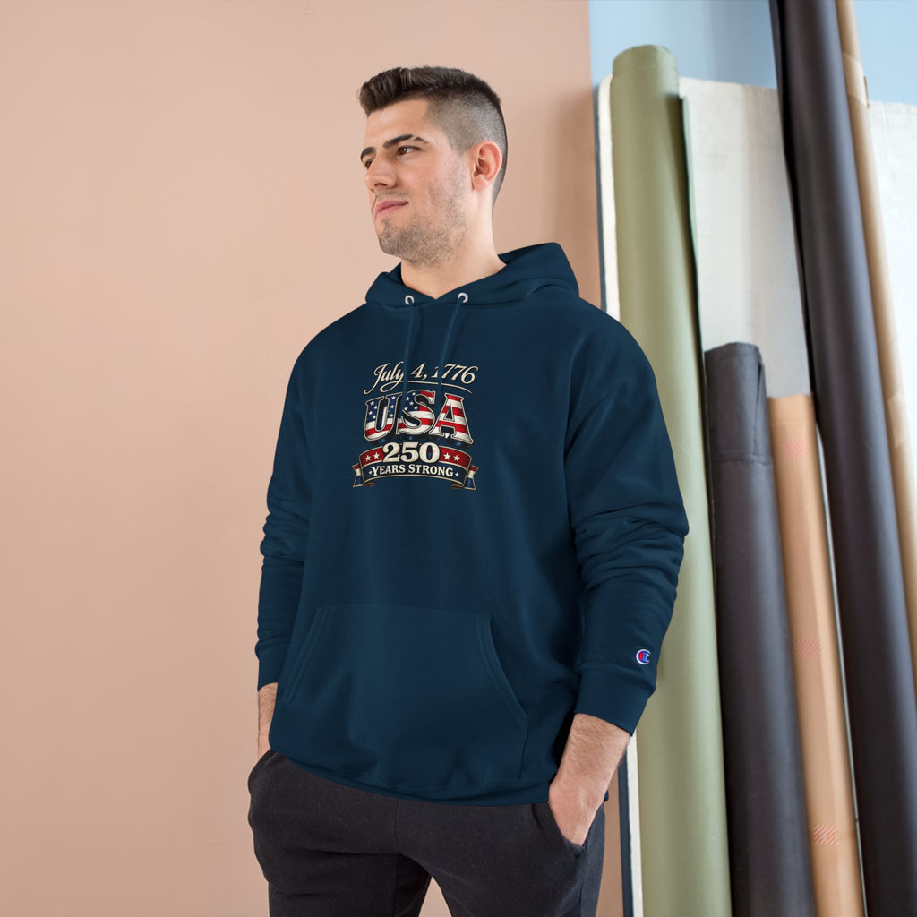 USA 250th Anniversary Hoodie – July 4, 1776 Patriotic Pullover