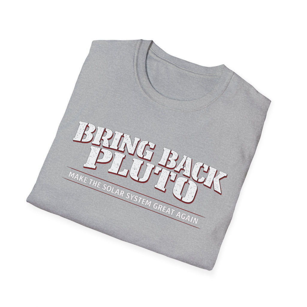 Bring Back Pluto T-Shirt — Retro Planetary Space Tee