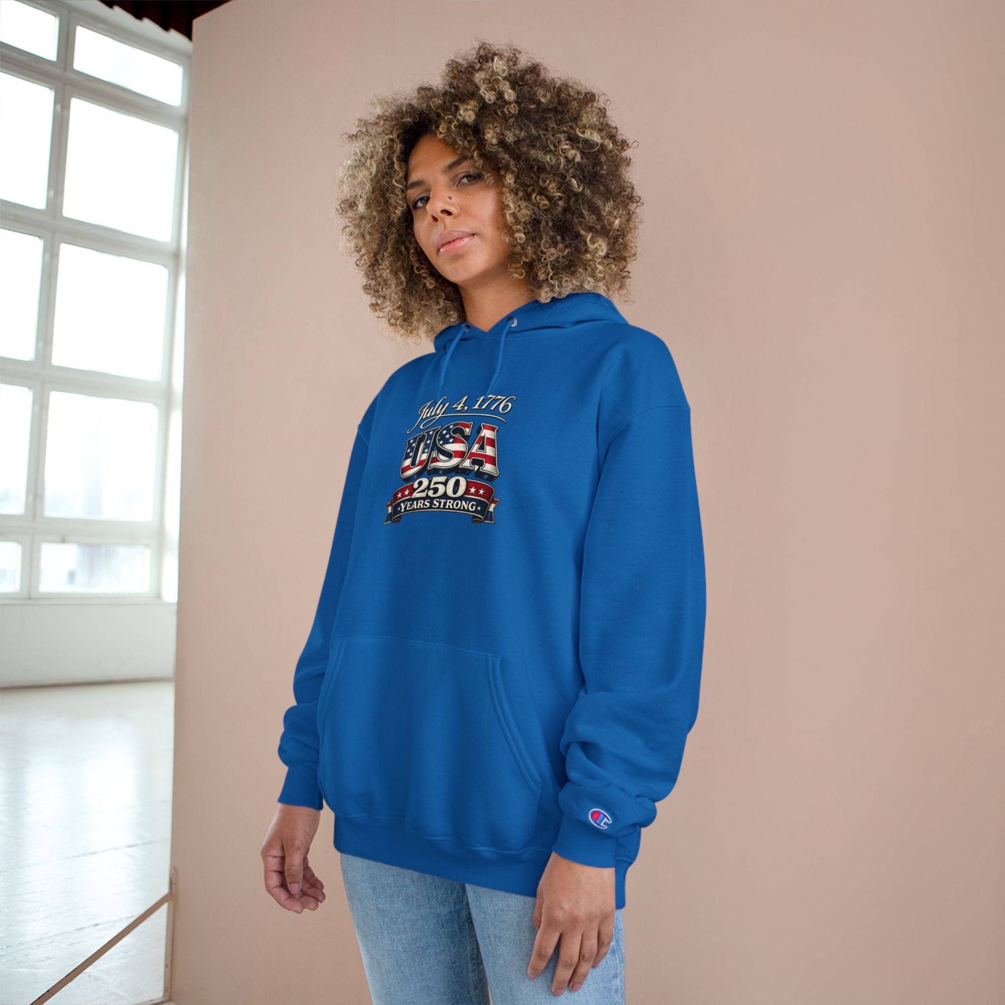 USA 250th Anniversary Hoodie – July 4, 1776 Patriotic Pullover