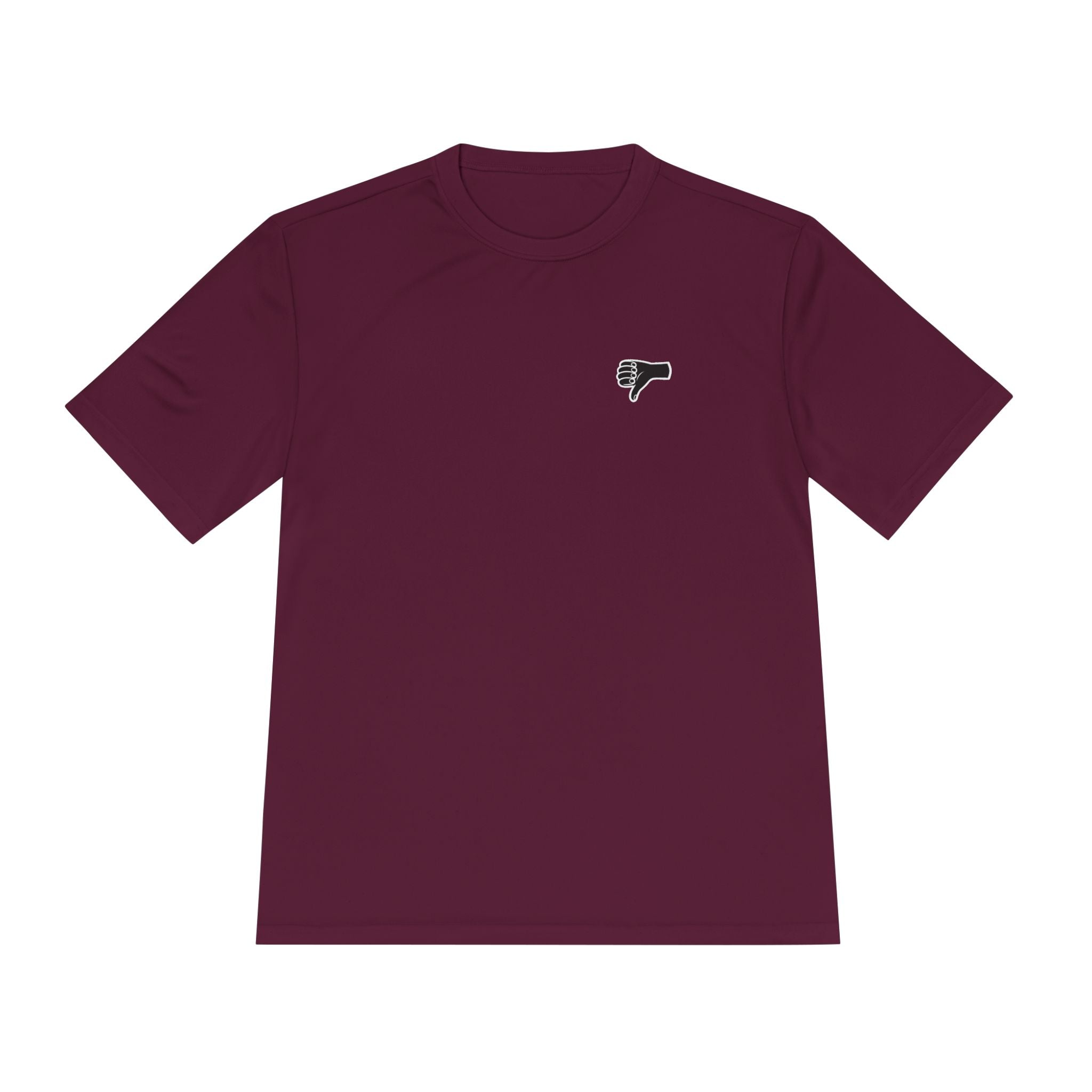 The AIR DRY thumbs down shirt.