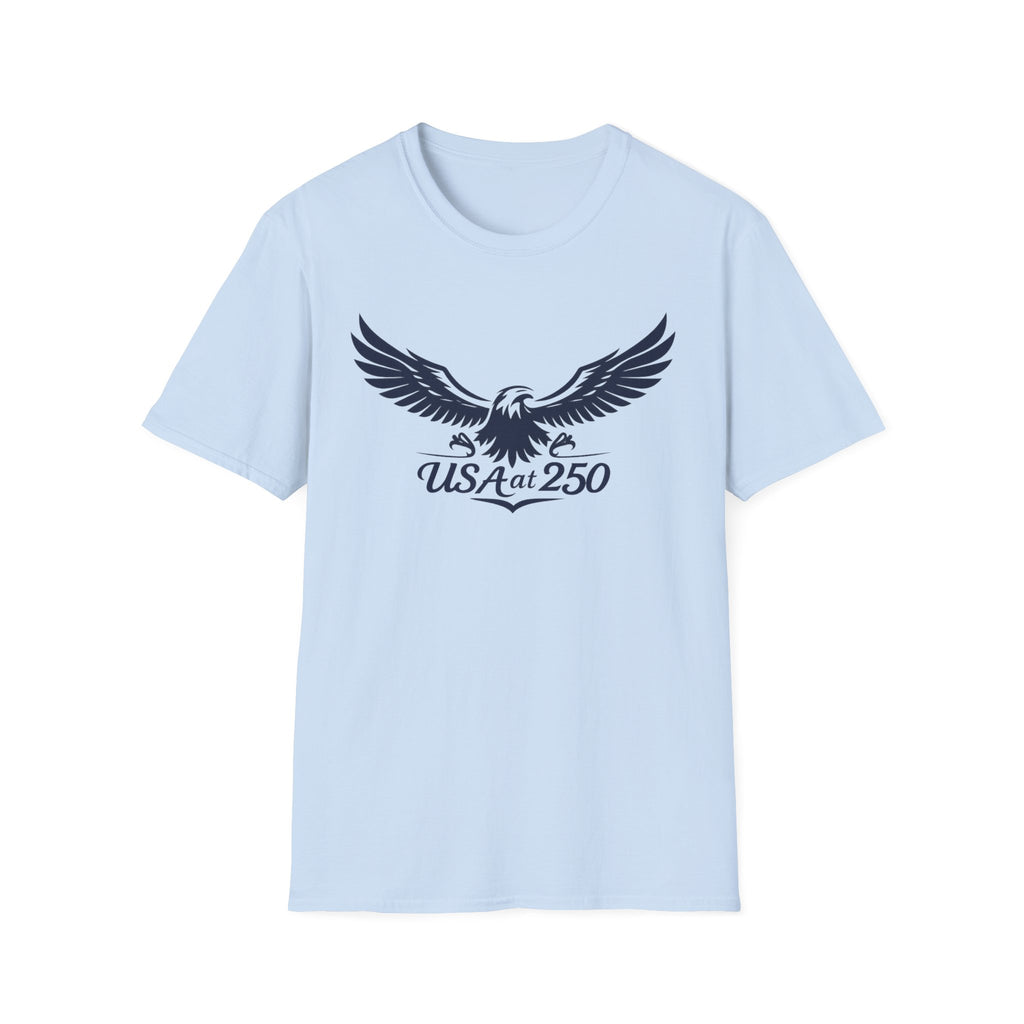 USA at 250 Eagle Lightweight T-Shirt — Patriotic 250th Anniversary Tee