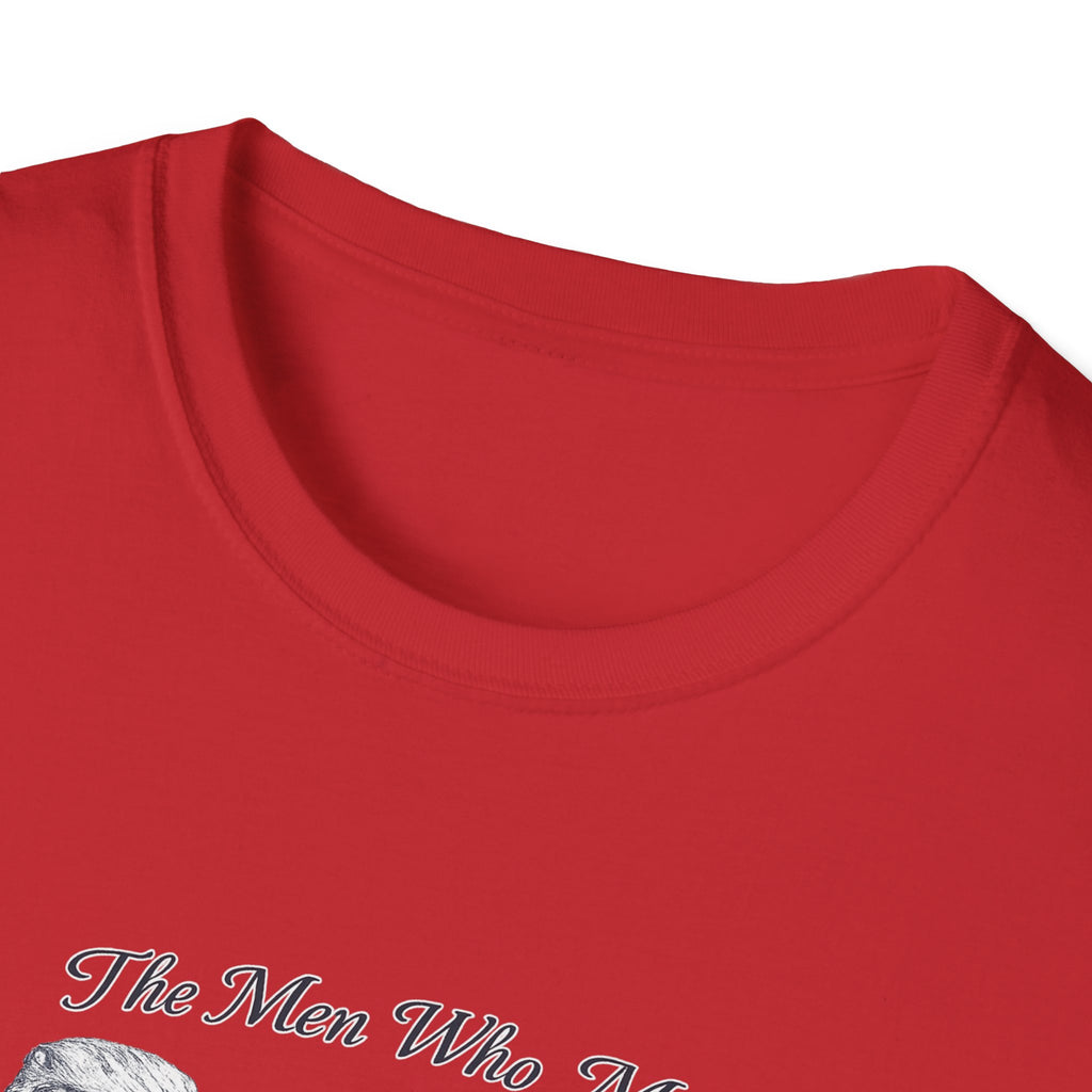 Mount Rushmore Christmas T-Shirt — "The Men Who Made America Great" Vintage Holiday Tee