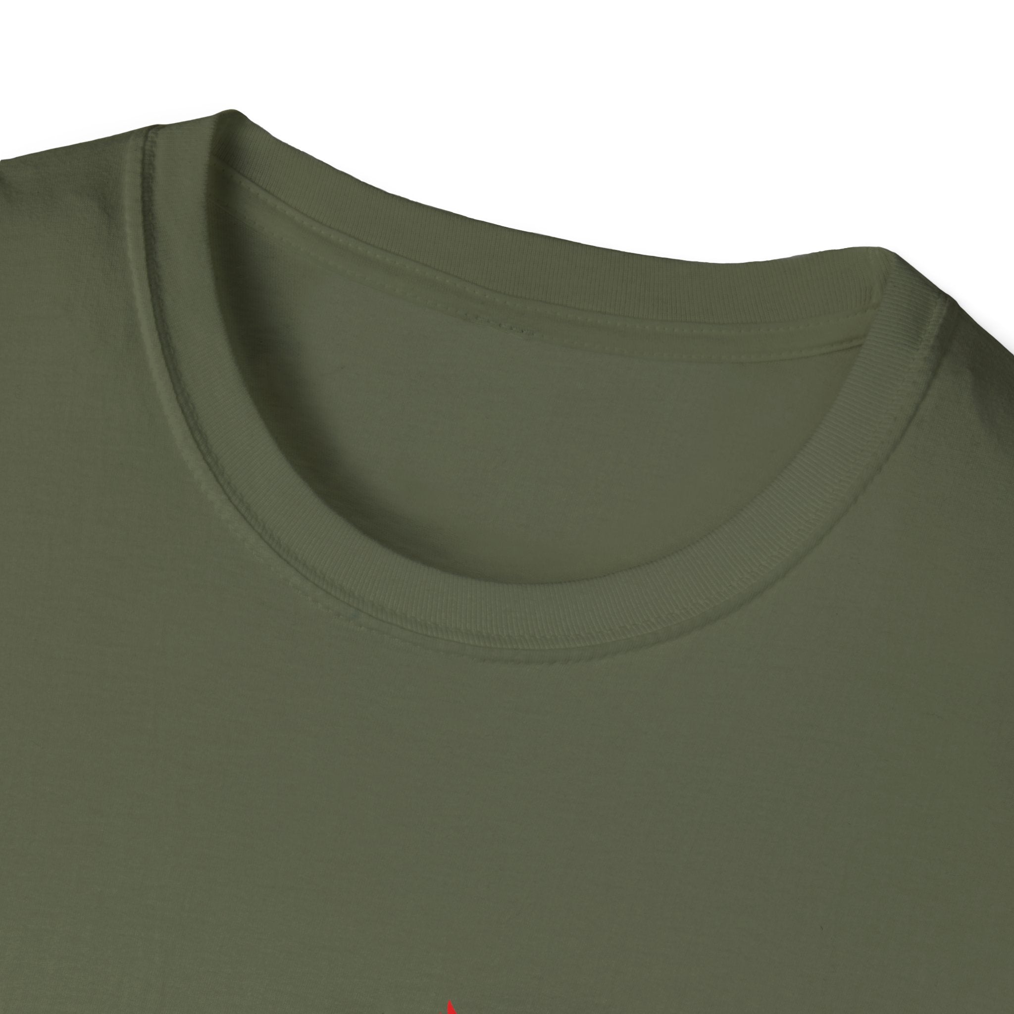 T‑Shirt — Small Red Eagle Chest Logo Tee
