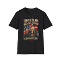 Uncle Sam Punk Rock T-Shirt — 'Uncle Slam' Patriotic Rebel Graphic Tee