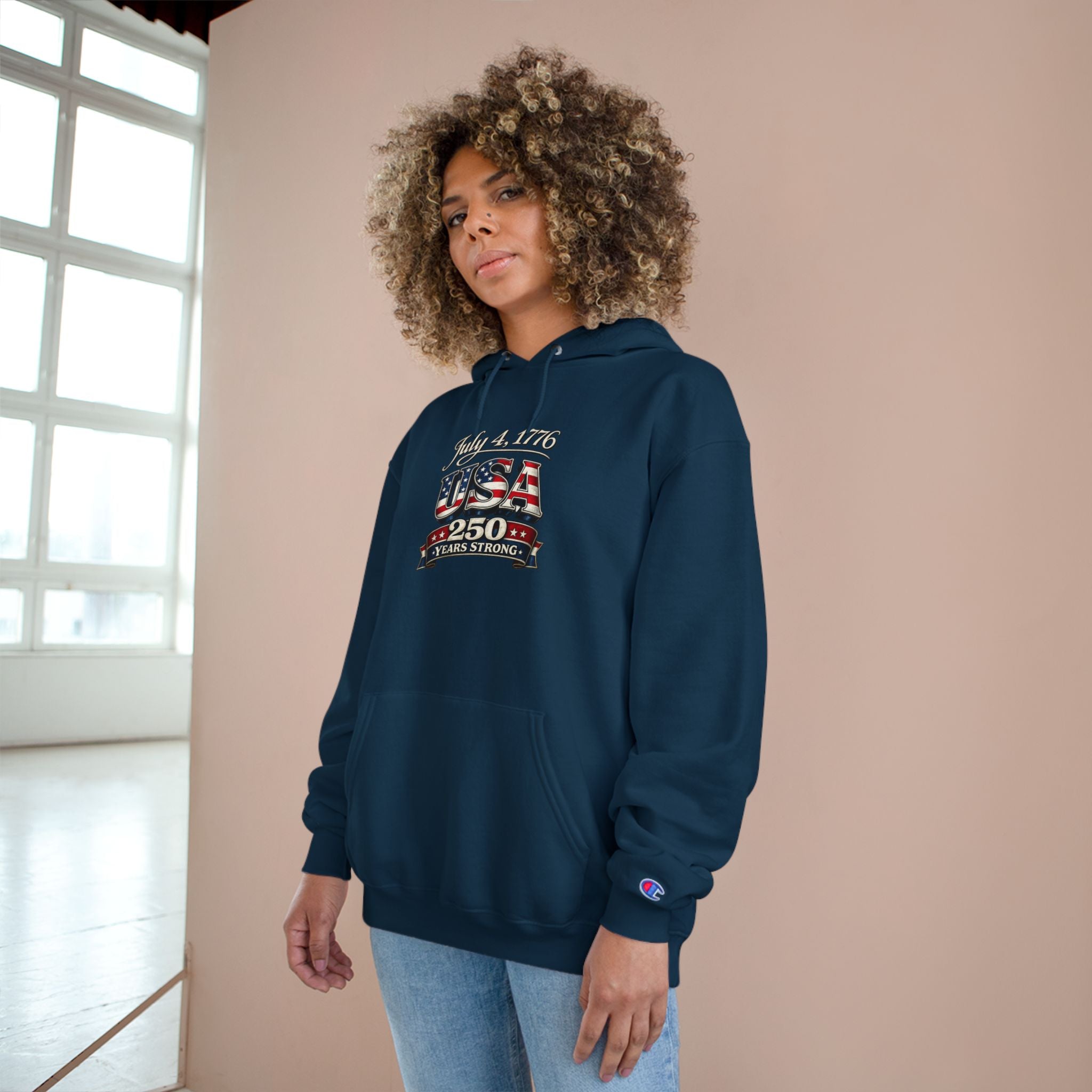 USA 250th Anniversary Hoodie – July 4, 1776 Patriotic Pullover