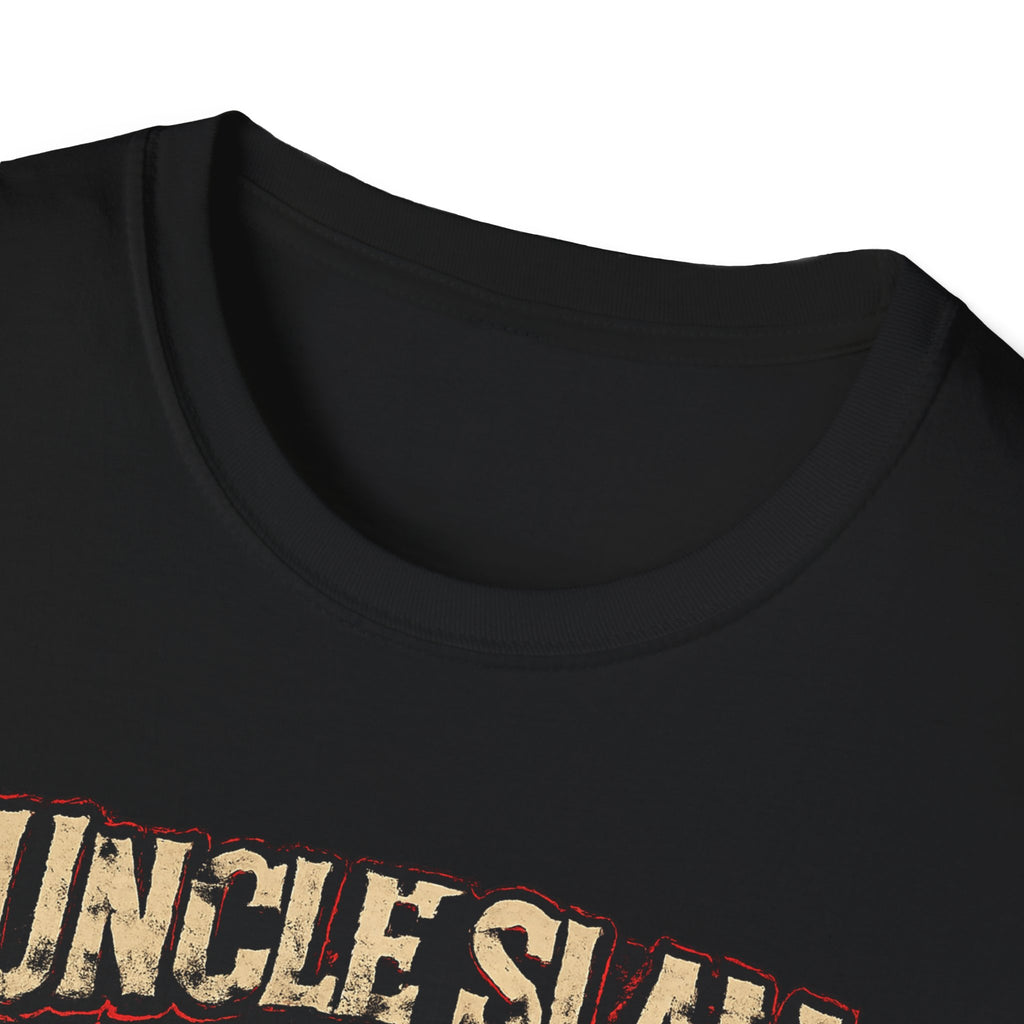 Uncle Sam Punk Rock T-Shirt — 'Uncle Slam' Patriotic Rebel Graphic Tee