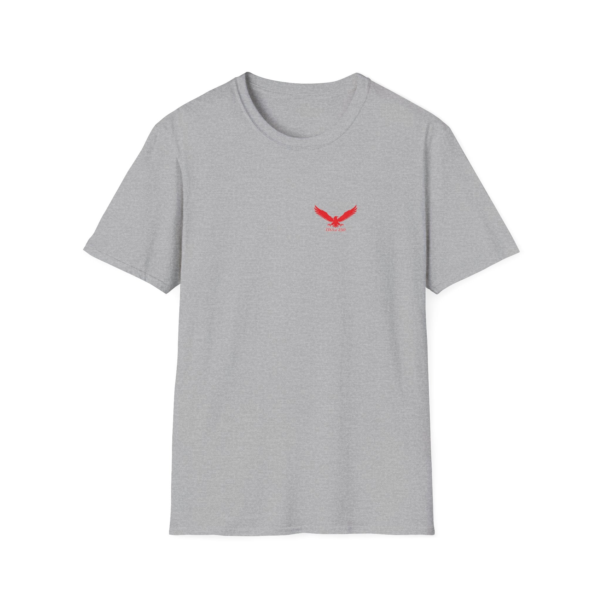 T‑Shirt — Small Red Eagle Chest Logo Tee