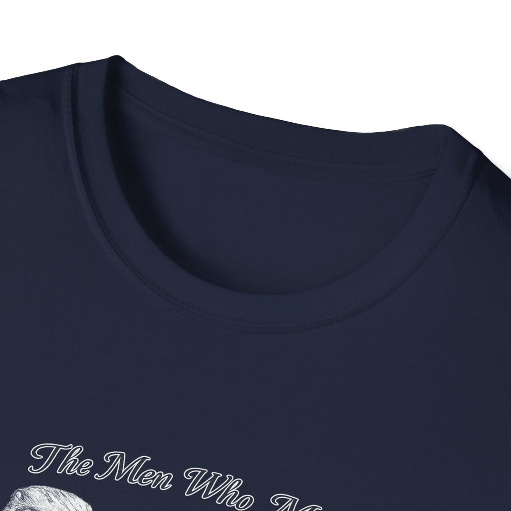 Mount Rushmore Christmas T-Shirt — "The Men Who Made America Great" Vintage Holiday Tee