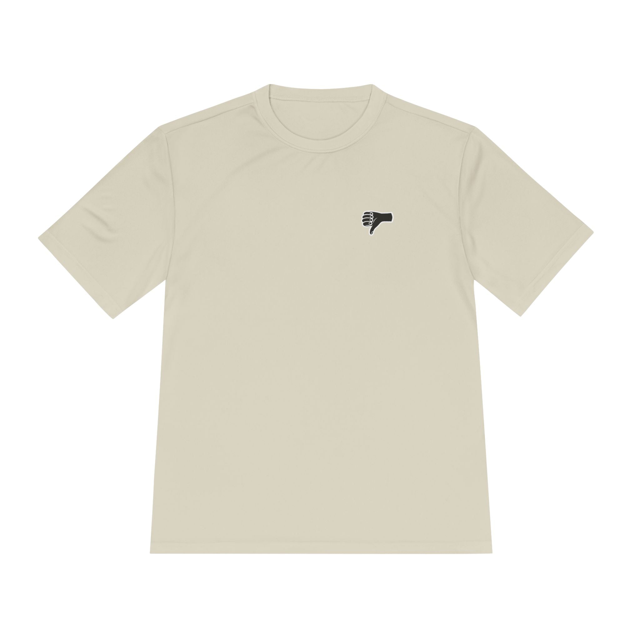 The AIR DRY thumbs down shirt.