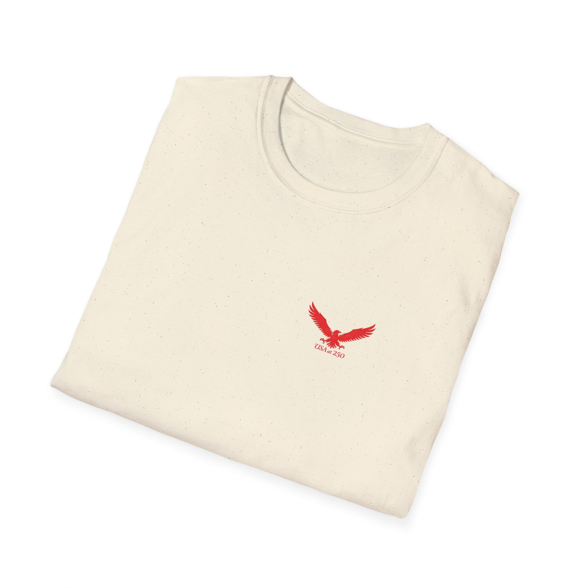 T‑Shirt — Small Red Eagle Chest Logo Tee