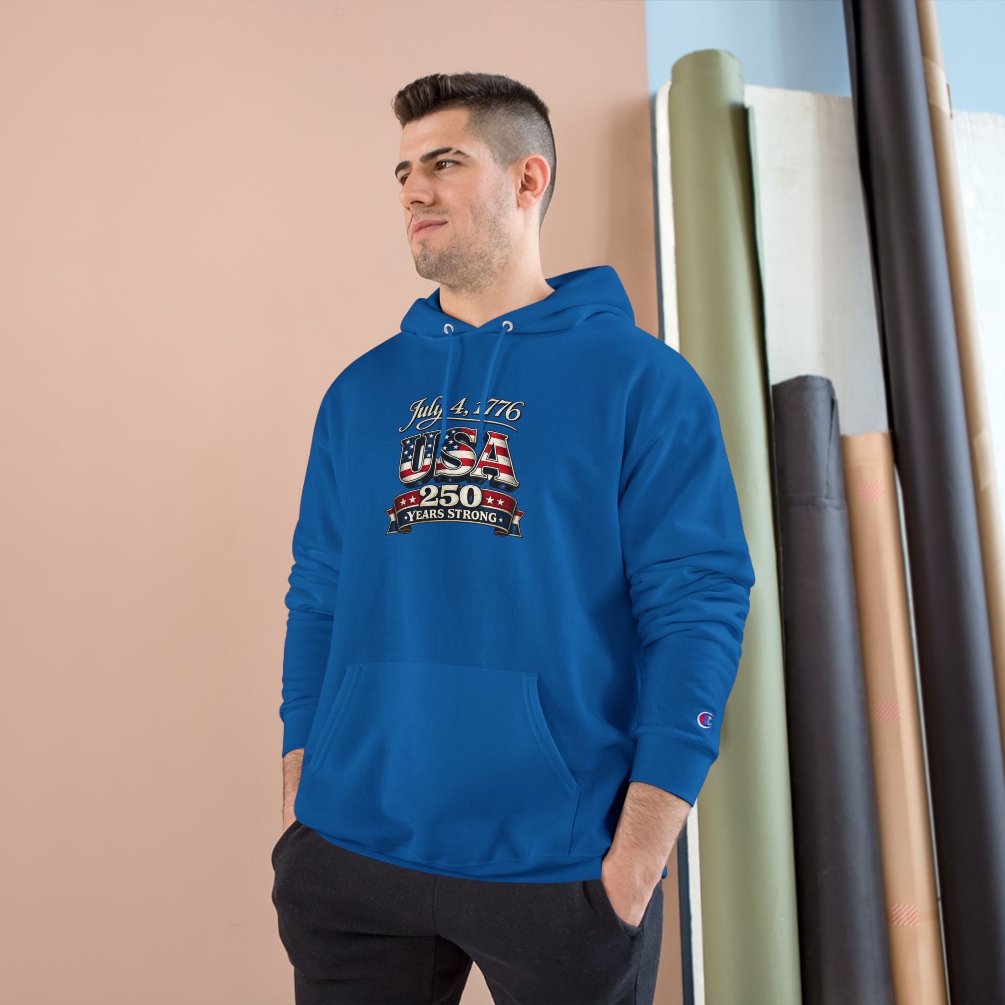 USA 250th Anniversary Hoodie – July 4, 1776 Patriotic Pullover